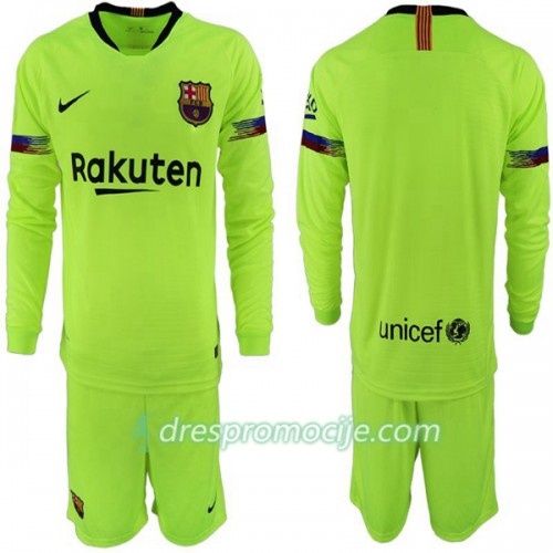 FC Barcelona Dres Dječji Gostujući 2018/19 Dugim Rukavima FC Barcelona Dres Dječji Gostujući 2018/19 Dugim Rukavima